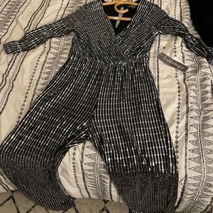 XS Luxology Silver Jumpsuit